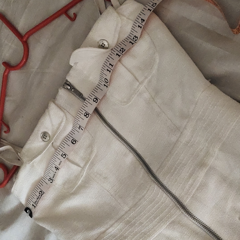 (khadi fabric) Front zip bodycon dress - Picture 8 of 9